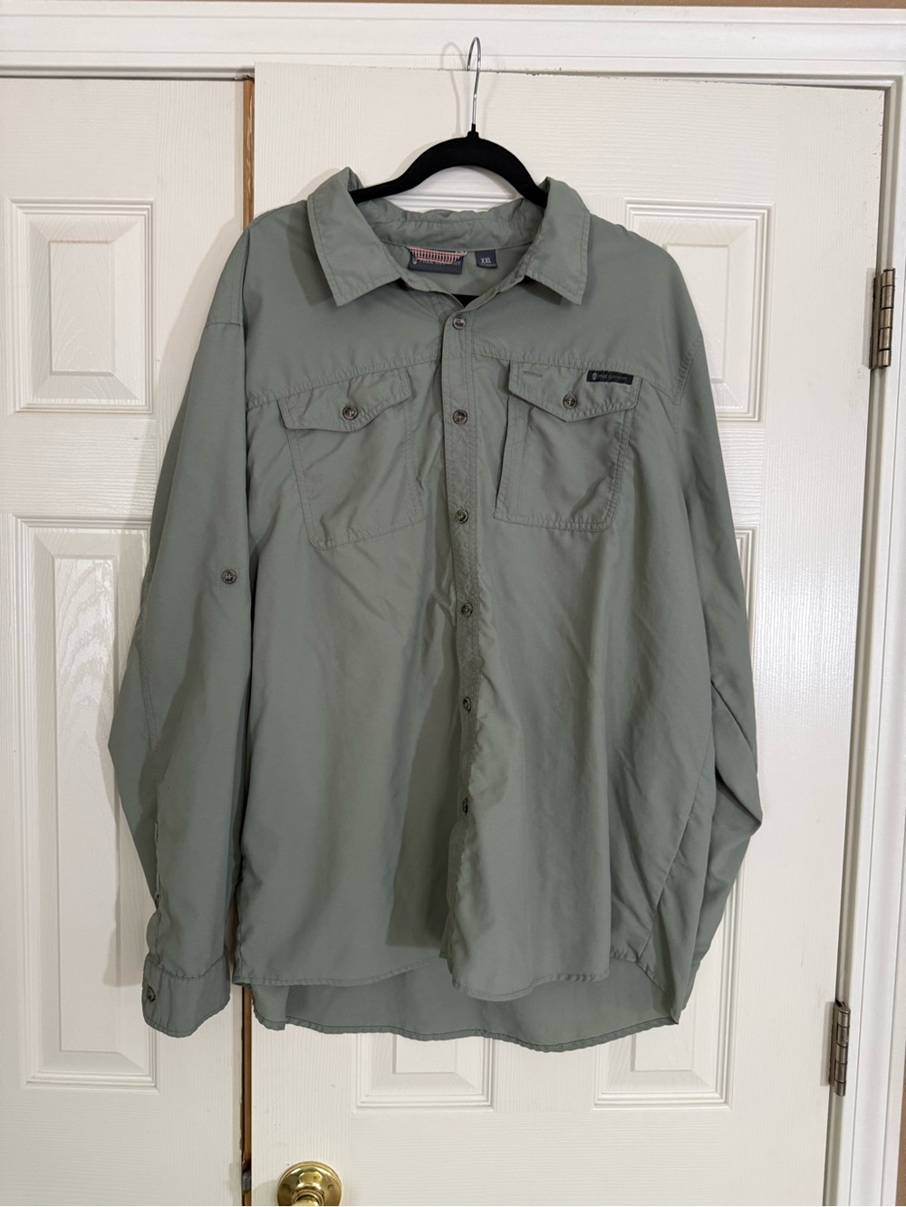 Free Country Fishing Hiking Button Up Shirt Men’s XXL Outdoor Utility